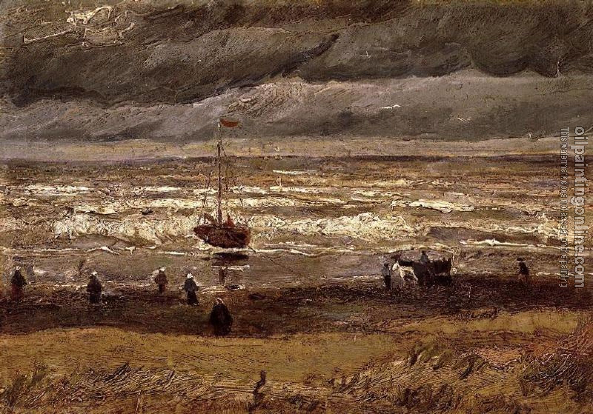 Gogh, Vincent van - Beach at Scheveningen in Stormy Weather